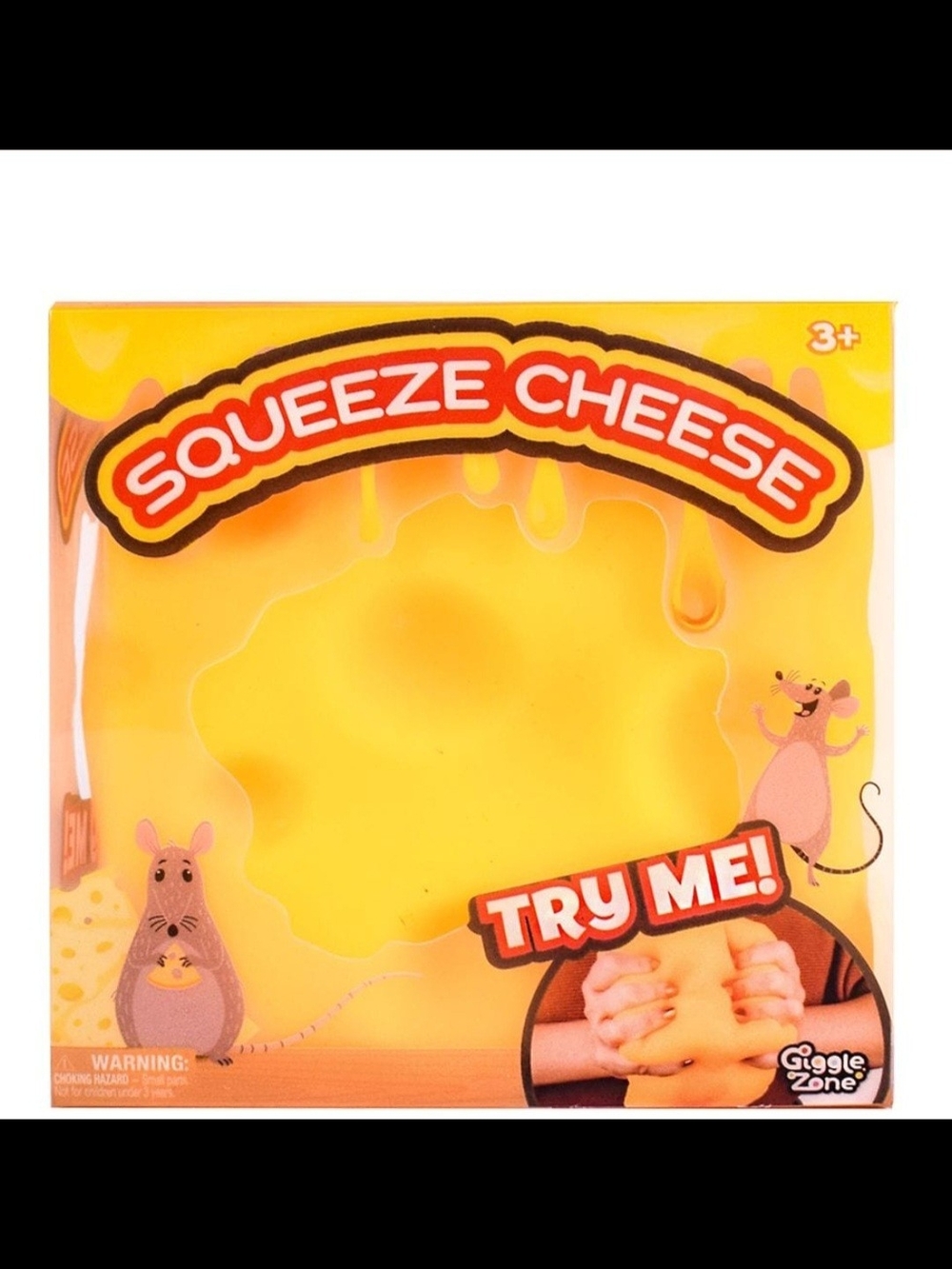 Squeeze Cheese Squishy Fidget Toy